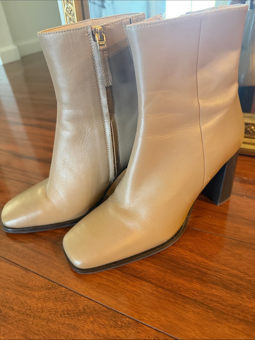 Reiss Casey Square Toe Boots